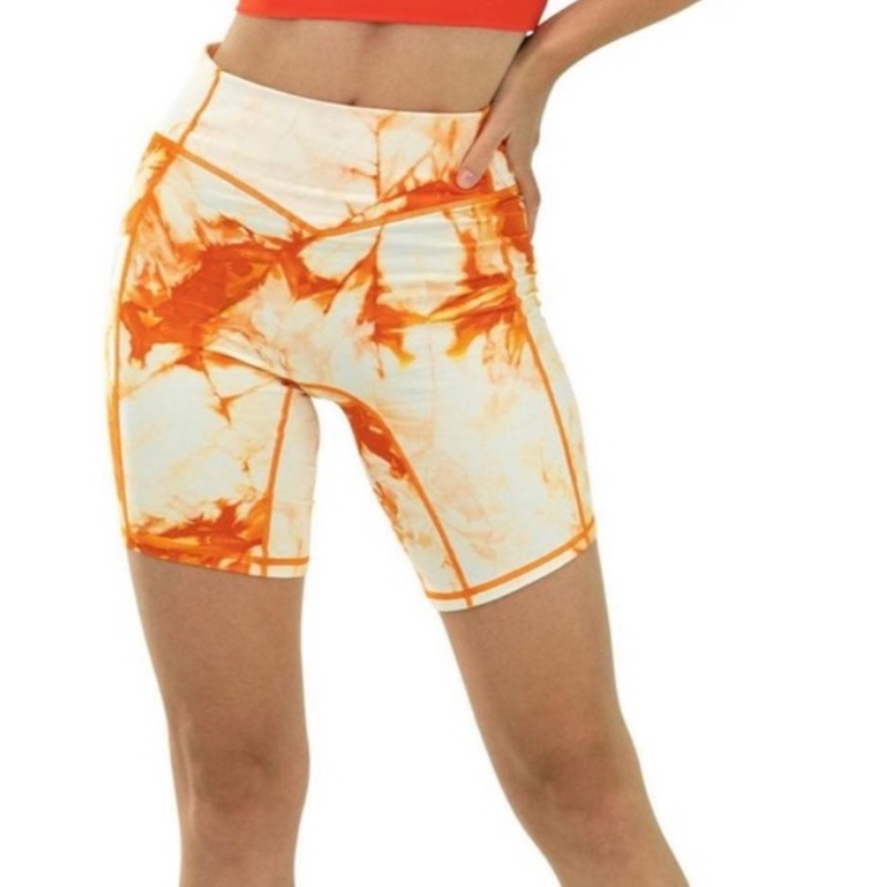 Vitality Tie-Dye Bike Shorts 7”